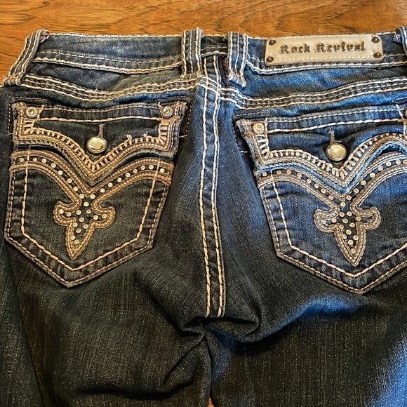 ♥️👖HP👖♥️Rock Revival Darcy Bootcut Jeans - Picture 5 of 7